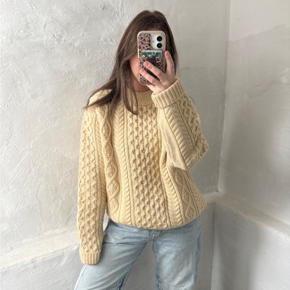 vintage Smith's of Bermuda worsted wool fisherman knit sweater - Picture 11 of 12